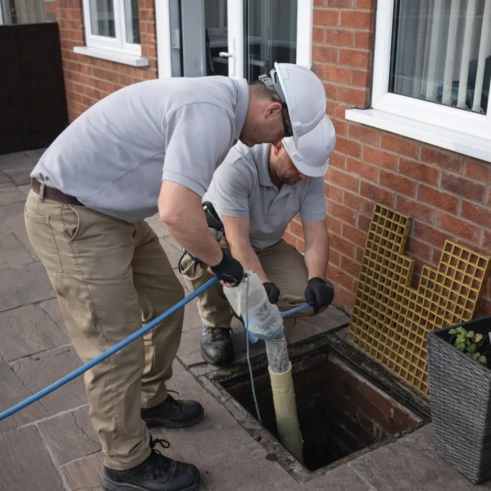 Blocked drain repair service in Darenth